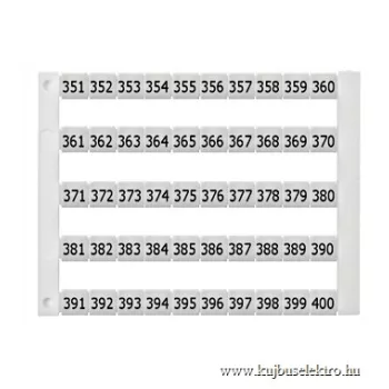   SCHRACK - Felirati tábla Dekafix DY5-351-400 (50) - IK697047--