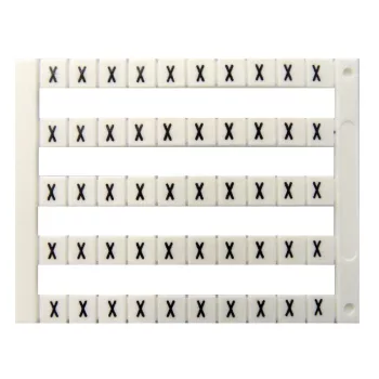 SCHRACK - Felirati tábla Dekafix DY5-X (50) - IK697083--