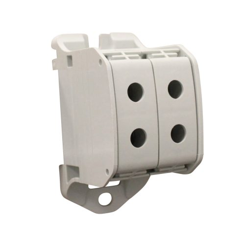 SCHRACK - IKA21316 Alu-réz vezetékösszekötő kapocs, dupla, szürke, 50mm²