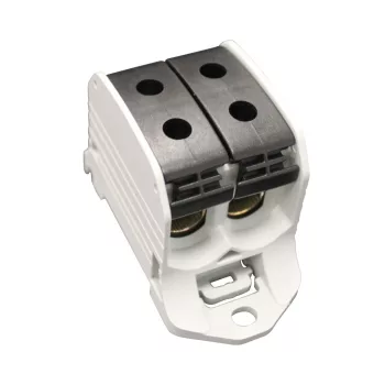   SCHRACK - Alu-réz vezetékösszekötő kapocs, dupla, fekete, 50mm² - IKA21356--