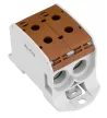 SCHRACK - Alu-réz vezetékösszekötő kapocs, dupla, barna, 95mm² - IKA21446--