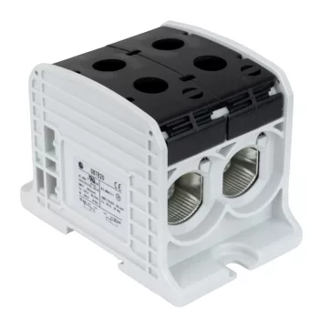   SCHRACK - Alu-réz vezetékösszekötő kapocs, dupla, fekete, 185mm² - IKA21556--