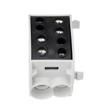   SCHRACK - Nagyáramú burkolt elágazókapocs, 70mm², 1p/4 leágazás,fekete - IKA26350--