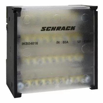   SCHRACK - Csatlakozó blokk, 4 pólus, 80A, 4x16mm², 4x(8x10)mm² - IKB04016--