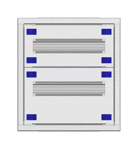 SCHRACK - Falon kívűli elosztó 1A-7K, Ma:410 Szé:380 Mé:180mm 2 Készülék sor, 26 Modul szélesség,  - IL177107AS