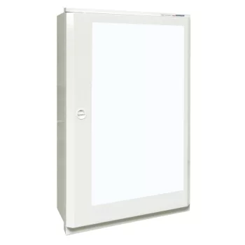   SCHRACK - Modul160 süllyesztett szekrény 5x24KE, üvegezett ajtóval - ILC2U524F-