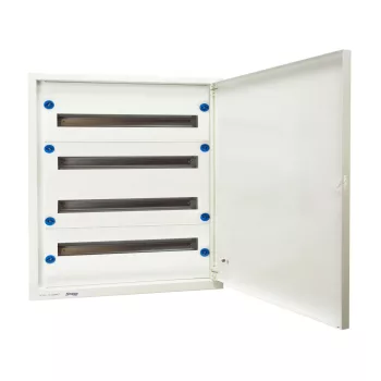   SCHRACK - Modul160 süllyesztett szekrény 4x33KE, teli ajtóval - ILC3U433--