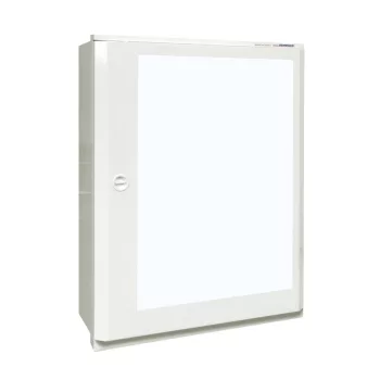   SCHRACK - Modul160 süllyesztett szekrény 4x33KE, üvegezett ajtóval - ILC3U433F-