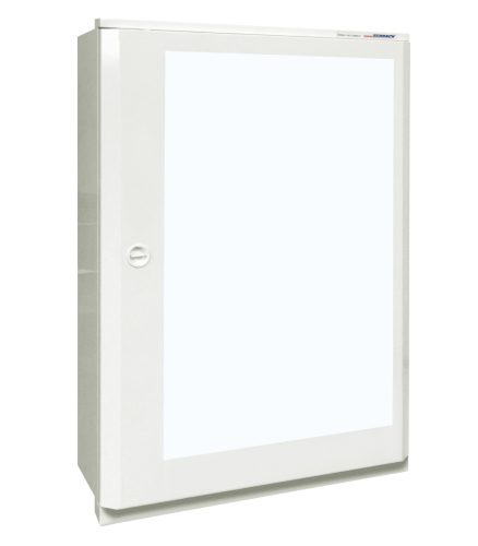 SCHRACK - ILC3U533F Modul160 süllyesztett szekrény 5x33KE, üvegezett ajtóval