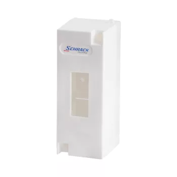  SCHRACK - Falon kívüli kismegszakítóház, IP30, PE/N sín nélkül 1+1 KE, Ma=130 Szé=51 Mé=57mm - IM009010-B