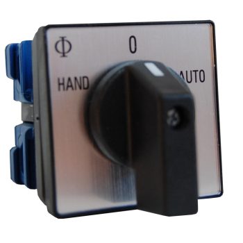   SCHRACK - Átkapcsoló, HAND-0-AUTO, 4 pontos rögz, 20A, 2 pólusú, CH10 - IN002117--