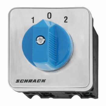   SCHRACK - Átkapcsoló 1-0-2, 4 pontos rögz, 20A, 1p, visszaálló, M10HE - IN004120--