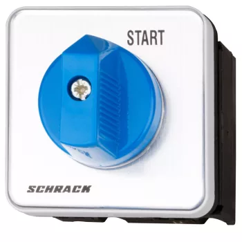   SCHRACK - Nyomógomb, STOP-START, 4 pontos rögz, 20A, 1 pólusú, M10HE - IN008120--
