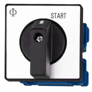   SCHRACK - Nyomógomb, 0-START, központi rögzítésű, 20A, 1 pólusú, CH10 - IN021001--
