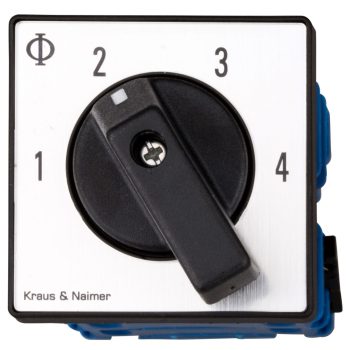   SCHRACK - Fokozatkapcsoló, 1-2-3-4, központi rögzítésű, 20A, 1p, CH10 - IN022017--