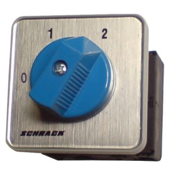   SCHRACK - Fokozatkapcsoló központi rögzítésű, 0-1-2, 1 pólusú, 20A - IN023904--