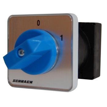   SCHRACK - Kapcsoló, 0-1, központi rögzítésű, 20A, 2p, M10HZ - IN025220--