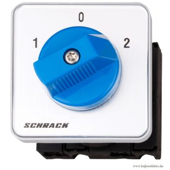   SCHRACK - Átkapcsoló, 1-0-2, központi rögzítésű, 20A, 1p, M10HZ - IN026120--