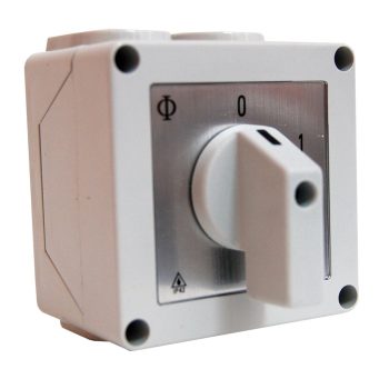   SCHRACK - Kapcsoló, 0-1, metrikus, M20 kialakítás, 20A, 3 p. CA10 - IN032002--