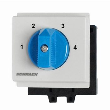   SCHRACK - Fokozatkapcsoló, 1-2-3-4, sorbaépíthető, 20A, 2 p, M10HSMA - IN083221--
