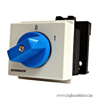   SCHRACK - Kapcsoló, 0-1, sorbaépíthető, 20A, 2 p, M10HSMA - IN085220--