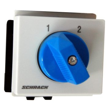   SCHRACK - Váltókapcsoló, 1-2, sorbaépíthető, 20A, 2 p, M10HSMA - IN087220--