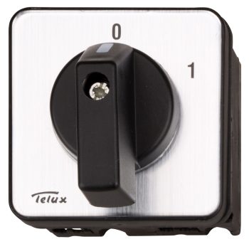   SCHRACK - Kapcsoló 0-1, 4 pontos rögzítésű, 1 pólusú, 20A - IN0E0102B-