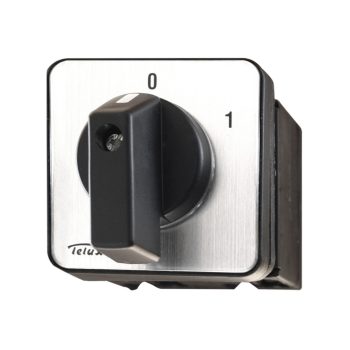   SCHRACK - Kapcsoló 0-1, 4 pontos rögzítésű, 2 pólusú, 20A - IN0E0302B-