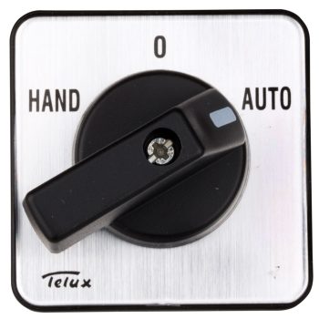   SCHRACK - Átkapcsoló, HAND-0-AUTO, 4 pontos rögzítésű, 2 pólusú, 20A - IN0E32F2B-