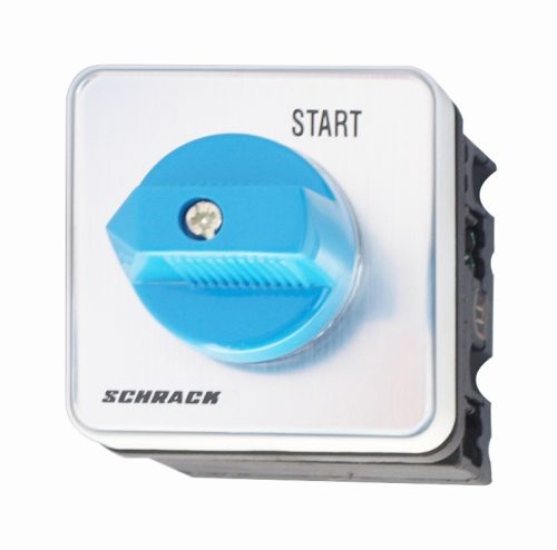 SCHRACK - IN0ZC102 Nyomógomb, STOP-START, központi rögzítésű, 20A, 1p, M10HZ