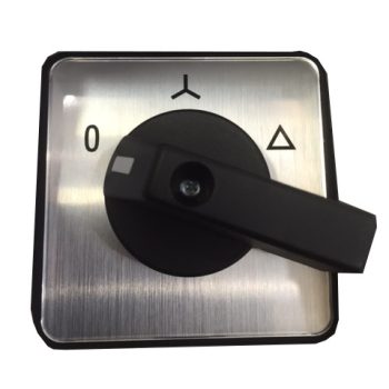   SCHRACK - Csillag-háromszög kapcsoló, 4 pontos rögzítés, 15kW, N20E - IN108900--