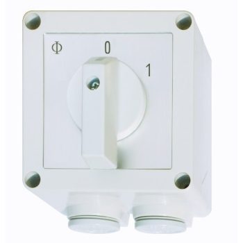   SCHRACK - Kapcsoló műanyag tokozatban, 0-1, 25A, 3 pólusú, CA20 - IN232000--