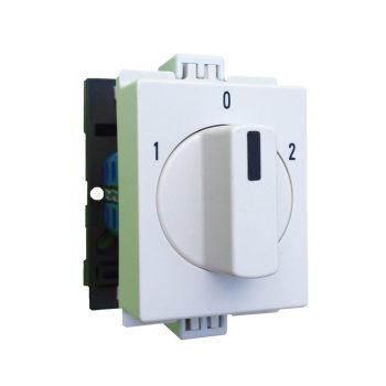 SCHRACK - Átkapcsoló 2-pólus/10A/1-0-2 - IN620004--