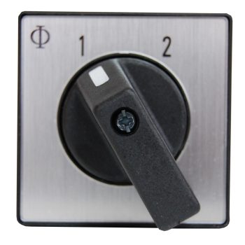   SCHRACK - Váltókapcsoló, 1-2, központi rögzítésű, 10A, 2 pólusú, CG4 - IN622007--