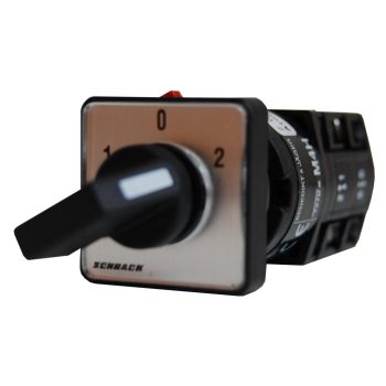   SCHRACK - Átkapcsoló, 1-0-2, központi rögzítésű, 10A, 2 pólusú, M4HZ - IN626210--