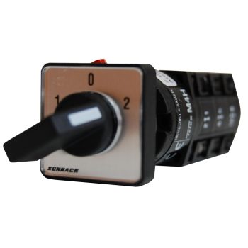   SCHRACK - Átkapcsoló, 1-0-2, központi rögzítésű, 10A, 3 pólusú, M4HZ - IN626310--