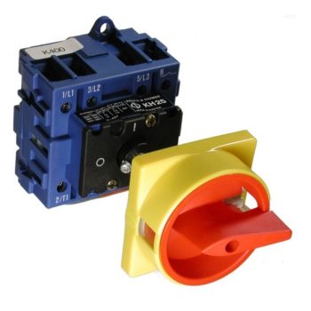   SCHRACK - Vész-ki főkapcsoló, 3-pólus, 25A, 7,5kW - IN802298--