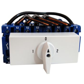   SCHRACK - Átkapcsoló 1-0-2, sorbaépíthető, 4 pólusú, 100A - IN882011--