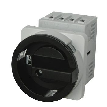   SCHRACK - Főkapcsoló 0-1, 4 pontos rögzítés, 3 pólusú, 20A/AC23 7.5kW - IN8E1332--