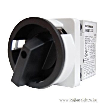   SCHRACK - Főkapcsoló 0-1, 4 pontos rögzítés, 3 pólusú, 40A/AC23 16kW - IN8E1335--
