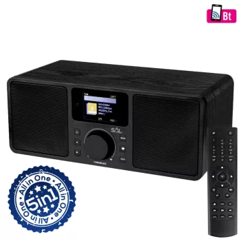   SOMOGYI ELEKTRONIC - INR 5000/BK - Internet rádió, 5in1, fekete