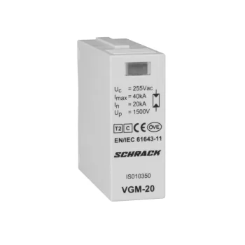   SCHRACK - Vartec szikraközmodul TII, VGM - 20kA - IS010350--
