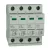 SCHRACK - T2/C - levezető komplett, 4p, 4x20kA/280V - UAS sorozat - IS010449--