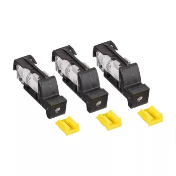   SCHRACK - Biztosító betét tartóval, TYTAN II-D0/3x25A yellow - IS504716-A