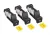 SCHRACK - Biztosító betét tartóval, TYTAN II-D0/3x25A yellow - IS504716-A