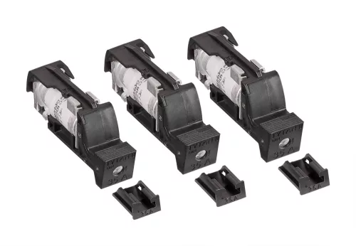 SCHRACK - Biztosító betét tartóval, TYTAN II-D0/3x35A black - IS504717-A