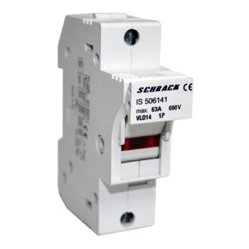   SCHRACK - Biztosítós szakaszoló kapcsoló, 22x58mm, 1 pólusú, 100A - IS506221--