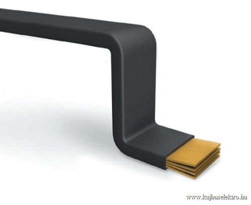 SCHRACK - ISL05005 Laminált rézsín, 5x50x1, szigetelt, 2m hosszú