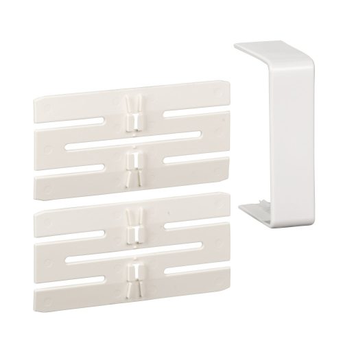 SCHNEIDER ISM10106P - OPTILINE 45 Takaróelem +2 toldó 75x55 mm, műanyag, polárfehér