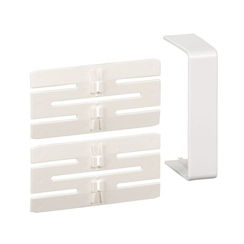 SCHNEIDER ISM10206P - OPTILINE 45 Takaróelem +2 toldó 95x55 mm, műanyag, polárfehér